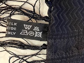 Mantón Seda 100% Negro