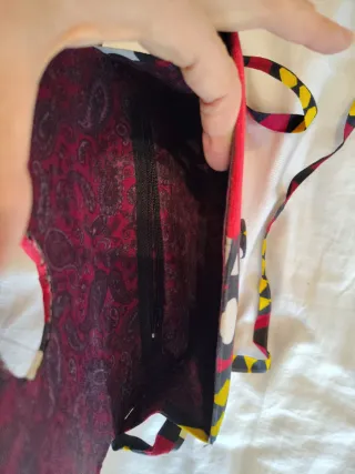 Bolso hecho a mano Guinea multicolor