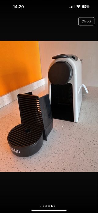 Macchina Caffè Nespresso DeLonghi Bianca