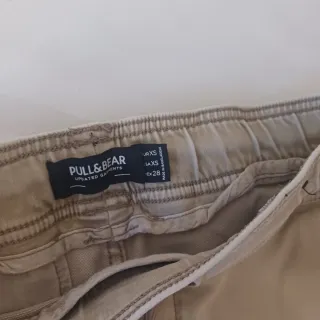 Pantalón cargo beige