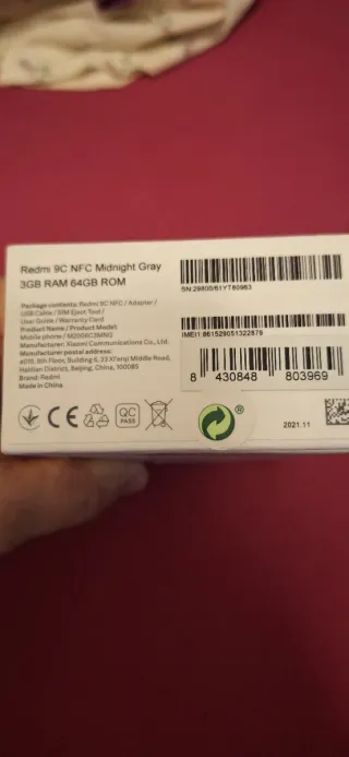 Xiaomi Redmi 9C NFC Negro