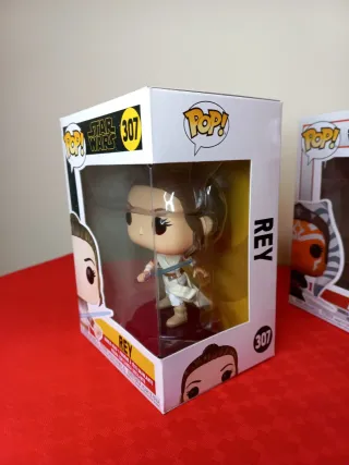 Funko Pop Star Wars: Rey, Ahsoka, Luke Skywalker