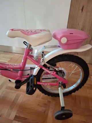 Bicicletta bambina rosa Flora da 4 a 7 anni
