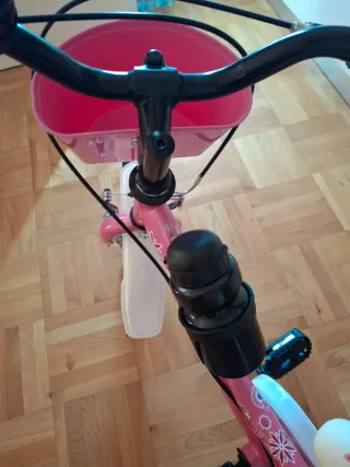 Bicicletta bambina rosa Flora da 4 a 7 anni