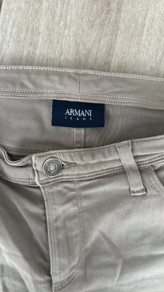 Pantalón Armani Mujer Talla M Beige