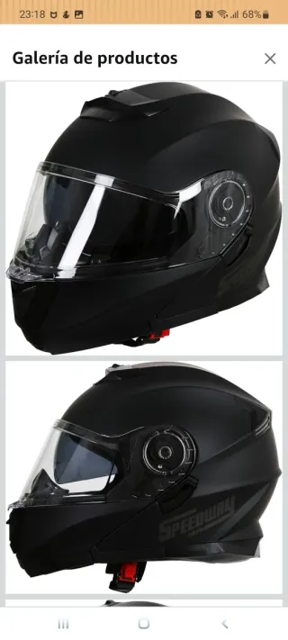 Casco Moto Speedway 1970 Talla S Nuevo