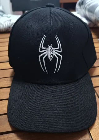Cappellino Spiderman Nero Ricamato