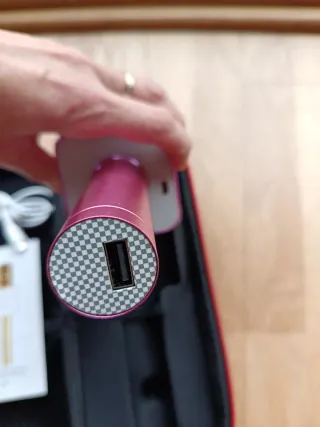 Micrófono Karaoke para Móvil (Oro/Rosa)