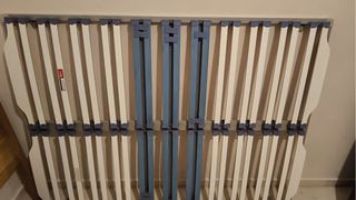 Cama matrimonio madera maciza + somier