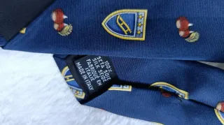 Corbata Longchamp Paris Azul