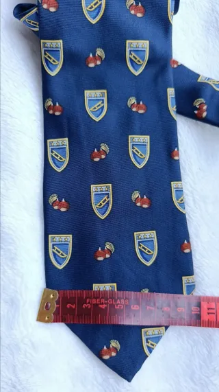 Corbata Longchamp Paris Azul