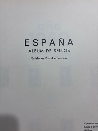 Colección Sellos España Post-Cen