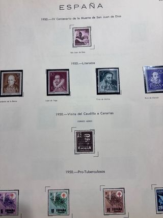 Colección Sellos España Post-Cen