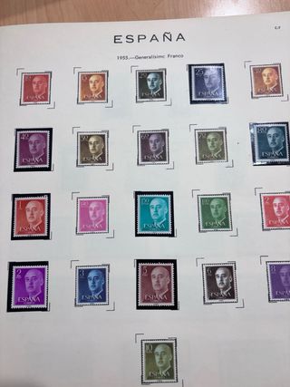 Colección Sellos España Post-Cen