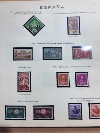 Colección Sellos España Post-Cen