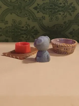 Miniatura Cane Set Pappa & Cuccia Handmade