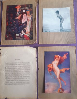 12 Stampe "Imprimerie I. Lapina - Paris "