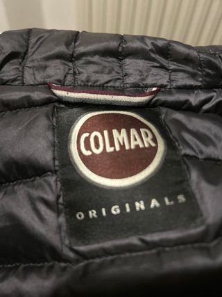 Piumino Colmar nero con cappuccio