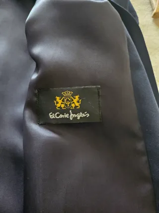 Gabardina azul marino de señora