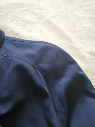 Gabardina azul marino de señora