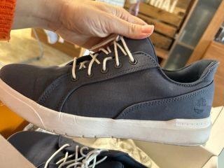 Zapatos Timberland Azul Marino y Blanco