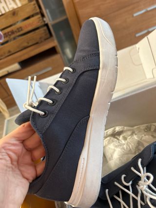 Zapatos Timberland Azul Marino y Blanco