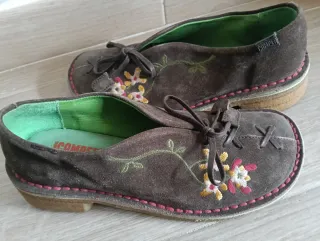 Zapatos Camper Marrones y Multicolor