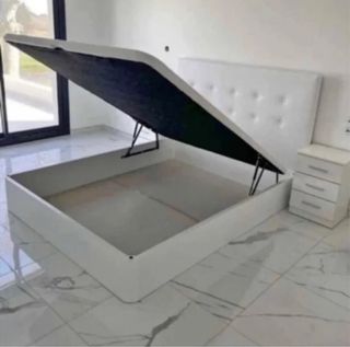 Canapé y Colchón Blanco