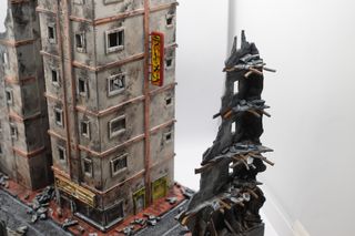 DIORAMA edificio escala 1/144 hecho a mano