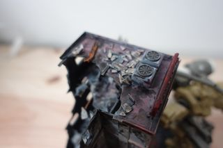 DIORAMA edificio escala 1/144 hecho a mano