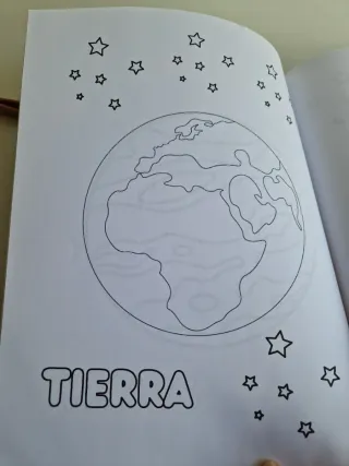Planetas Libro de Colorear para Ni�os : Bonito ...