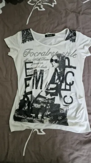 Lote 2 Camisetas Manga Corta Mujer Talla M