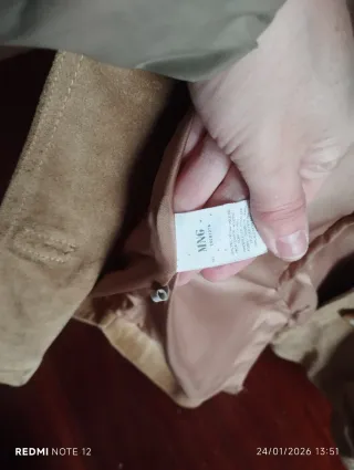 Chaqueta ante MNG beige