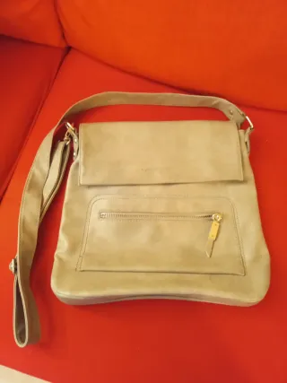 Bolso bandolera gris
