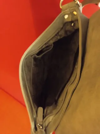 Bolso bandolera gris