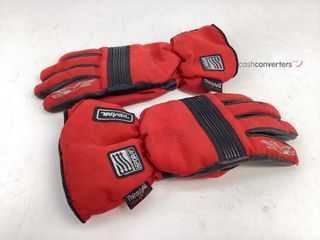 guantes motorista hunter rebel rojo