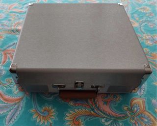 Tocadiscos Sestaton Marrón y Plateado