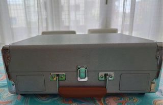 Tocadiscos Sestaton Marrón y Plateado