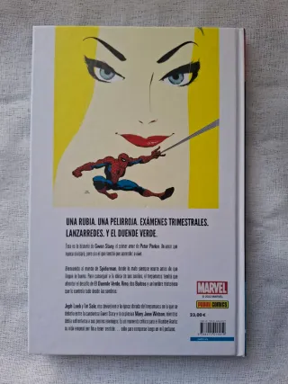 Reedición 100% marvel hc spiderman. azul