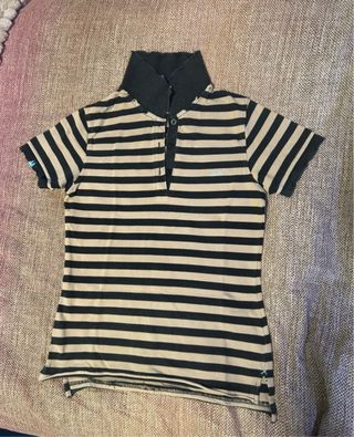 Polo donna Sun68 S sabbia e nero