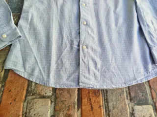 Camisa Pull&Bear Talla S Cuadros Azul