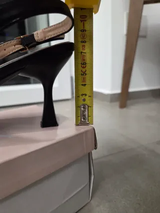 Scarpe décolleté nere tacco 38