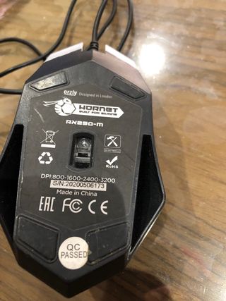 Ratón gaming con cable