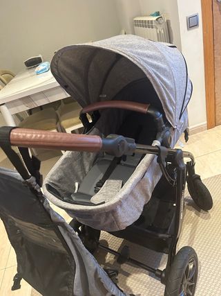 Carro de bebé Kinderkraft gris