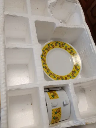 Set Tazze Caffè Nay Oleari con Piattini