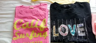 Lote 4 Camisetas chicas y dos bodis