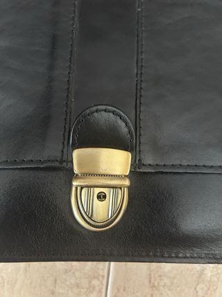 Maletín Vintage Piel Negra