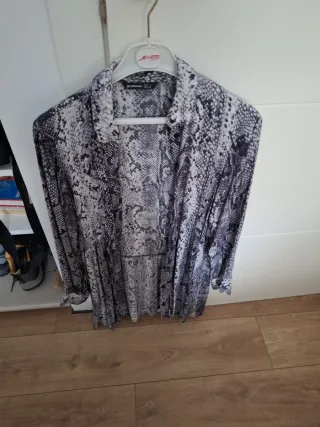 Vestido Stradivarius Animal Print Talla XS