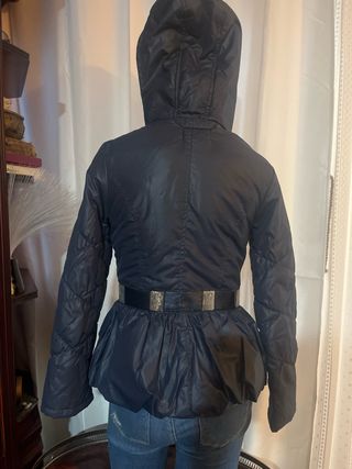 Abrigo Prada Azul Mujer