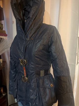 Abrigo Prada Azul Mujer